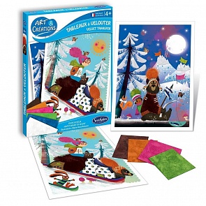 Набор для детского творчества - Веселые медведи, с тканевыми деталями (SentoSpherE, 2060k)